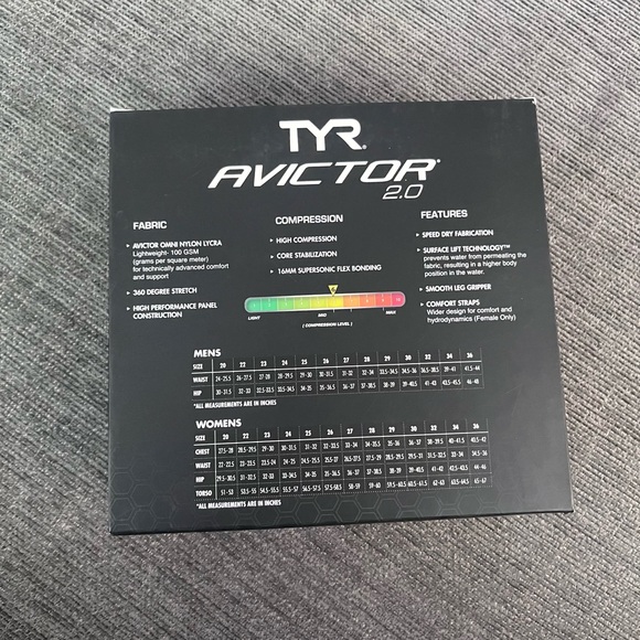 NWT: TYR Women's Avictor 2.0 Swimsuit in Titanium - Picture 7 of 11